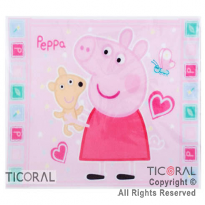 LAMINA COMESTIBLE PEPPA PIG P/TORTAS 27CM x 21CM x 1